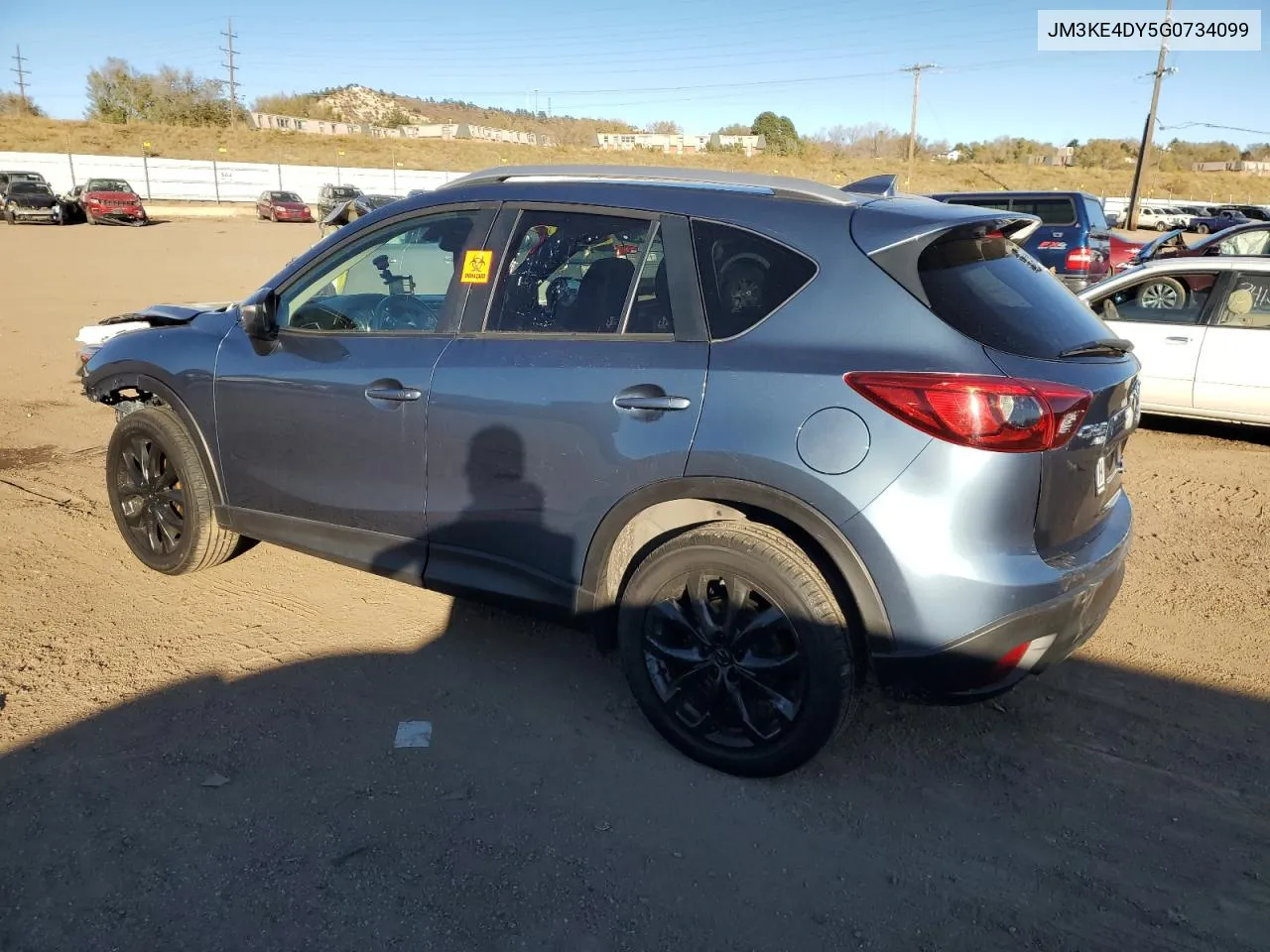 2016 Mazda Cx-5 Gt VIN: JM3KE4DY5G0734099 Lot: 79482884