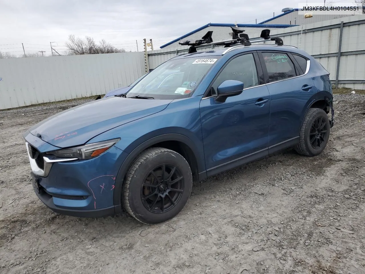 2017 Mazda Cx-5 Grand Touring VIN: JM3KFBDL4H0104551 Lot: 49164674