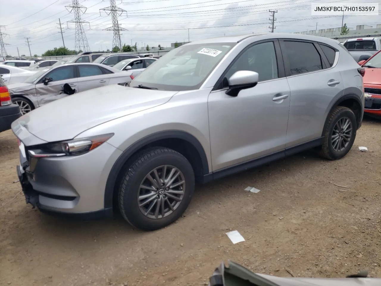 2017 Mazda Cx-5 Touring VIN: JM3KFBCL7H0153597 Lot: 57230774