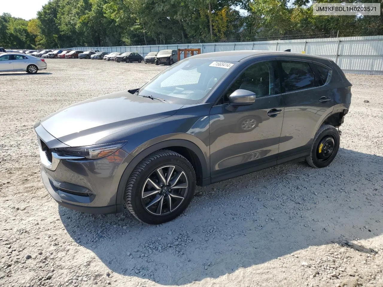 2017 Mazda Cx-5 Grand Touring VIN: JM3KFBDL1H0203571 Lot: 71665414