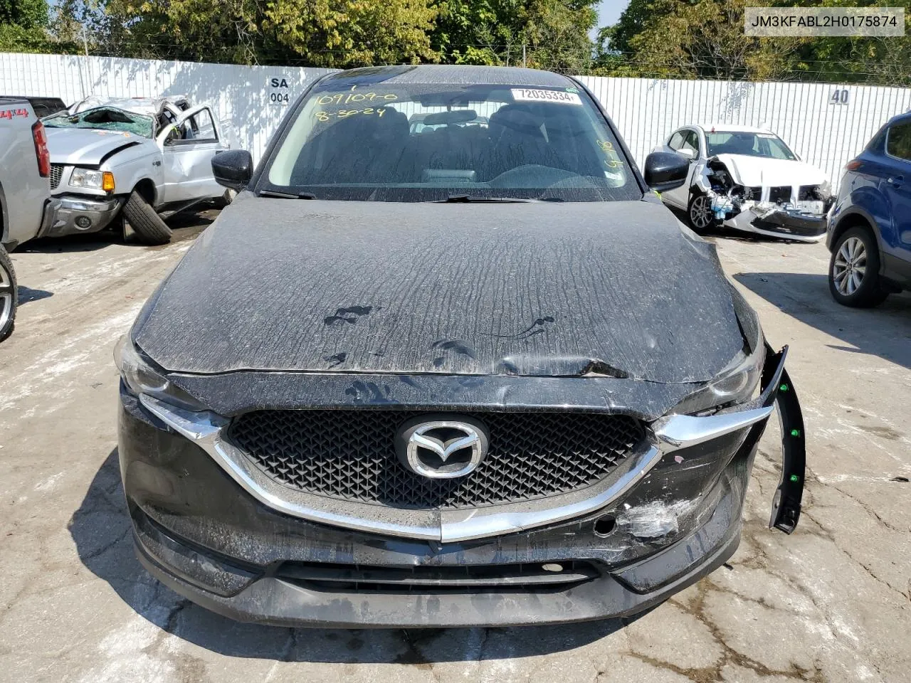 2017 Mazda Cx-5 Sport VIN: JM3KFABL2H0175874 Lot: 72035334