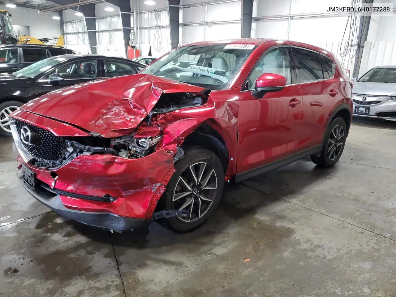 2017 Mazda Cx-5 Grand Touring VIN: JM3KFBDL6H0177288 Lot: 72177584