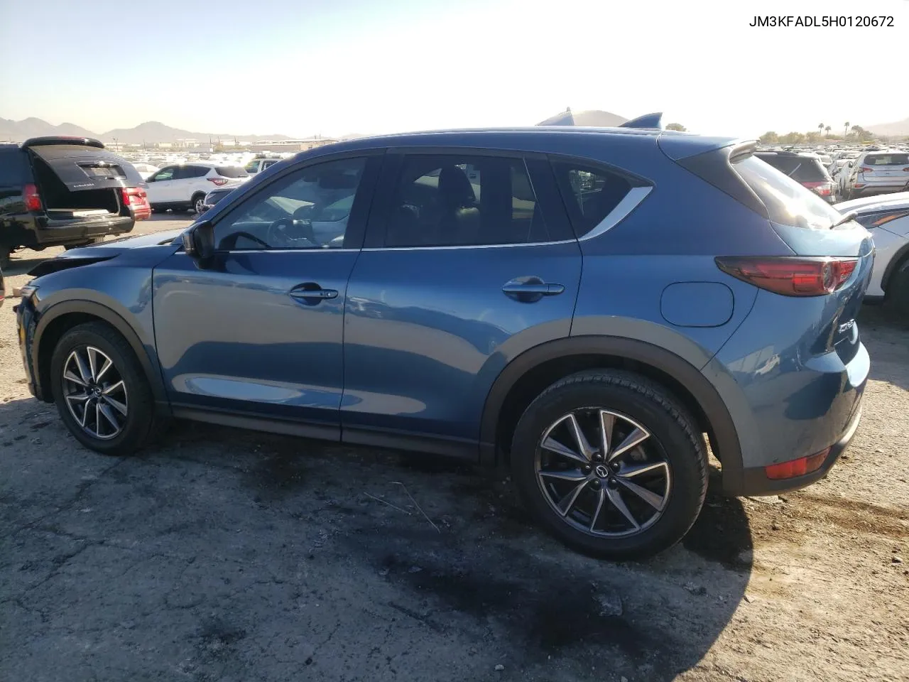 2017 Mazda Cx-5 Grand Touring VIN: JM3KFADL5H0120672 Lot: 72241814