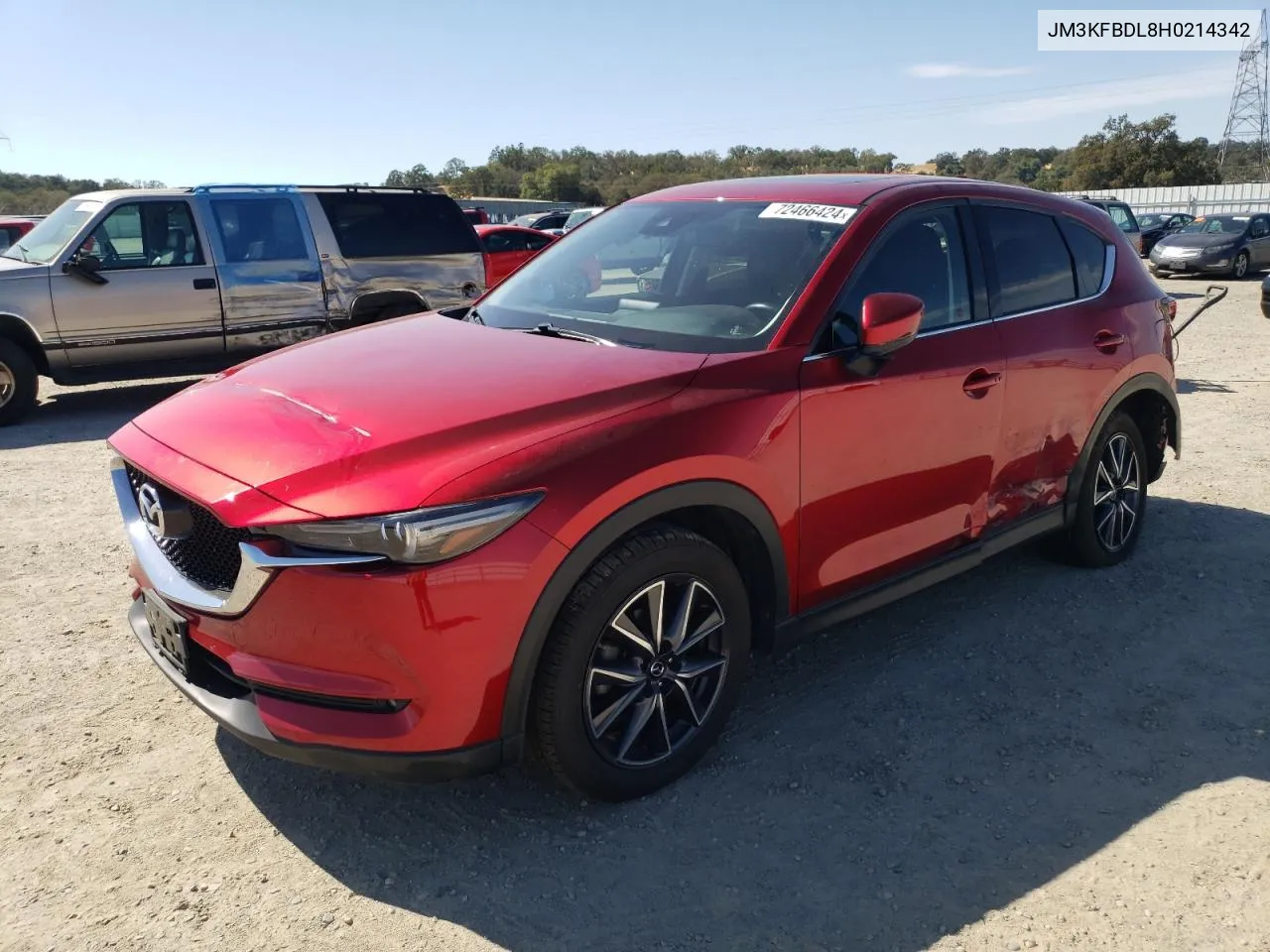 JM3KFBDL8H0214342 2017 Mazda Cx-5 Grand Touring