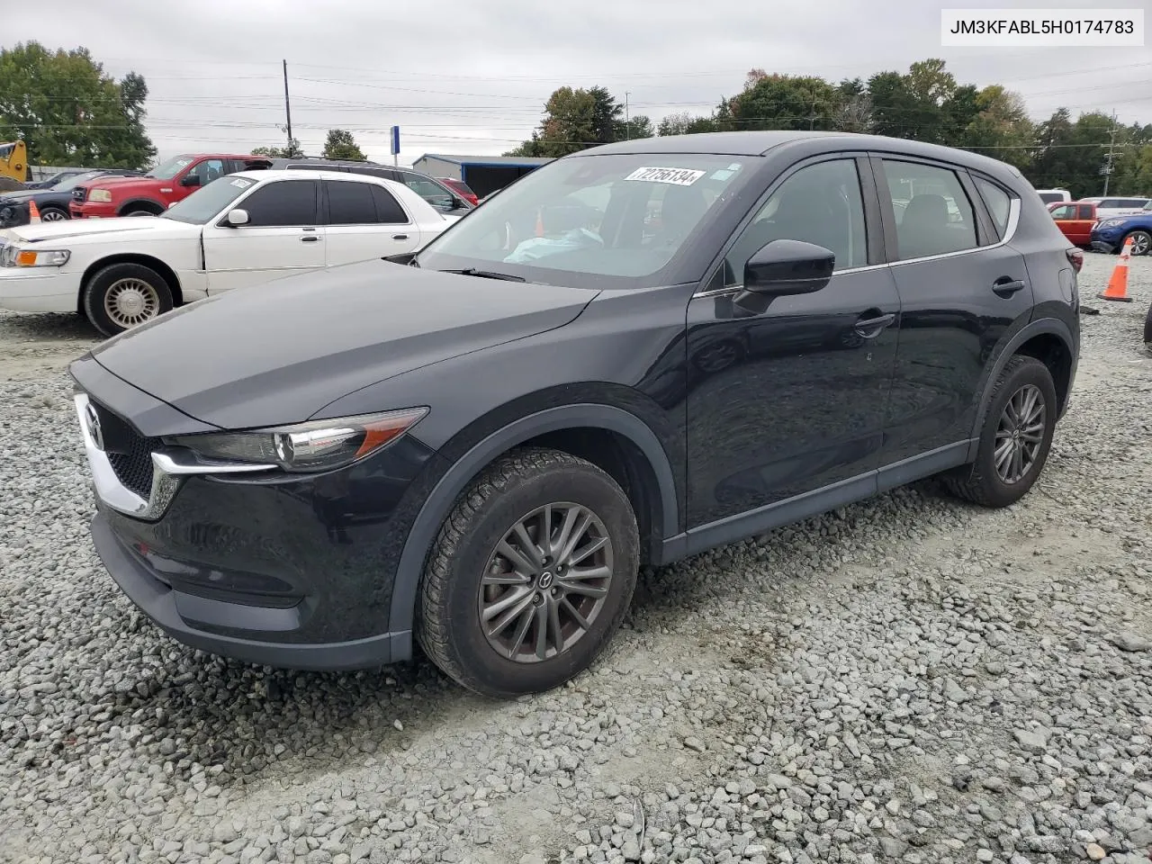 2017 Mazda Cx-5 Sport VIN: JM3KFABL5H0174783 Lot: 72756134