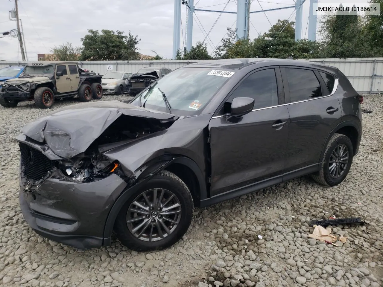 2017 Mazda Cx-5 Touring VIN: JM3KFACL0H0186614 Lot: 72901284