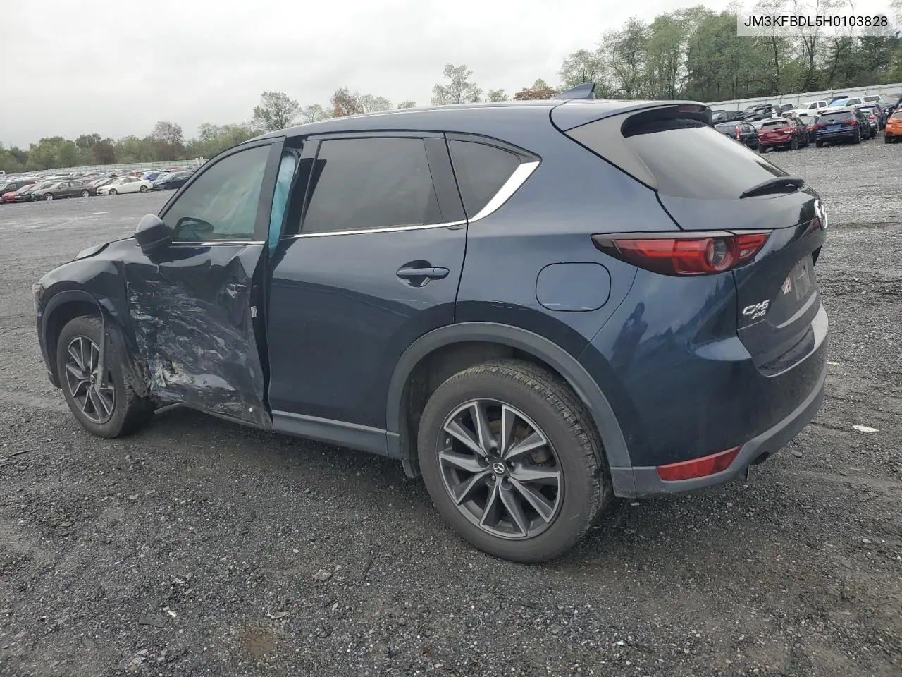 2017 Mazda Cx-5 Grand Touring VIN: JM3KFBDL5H0103828 Lot: 73230904