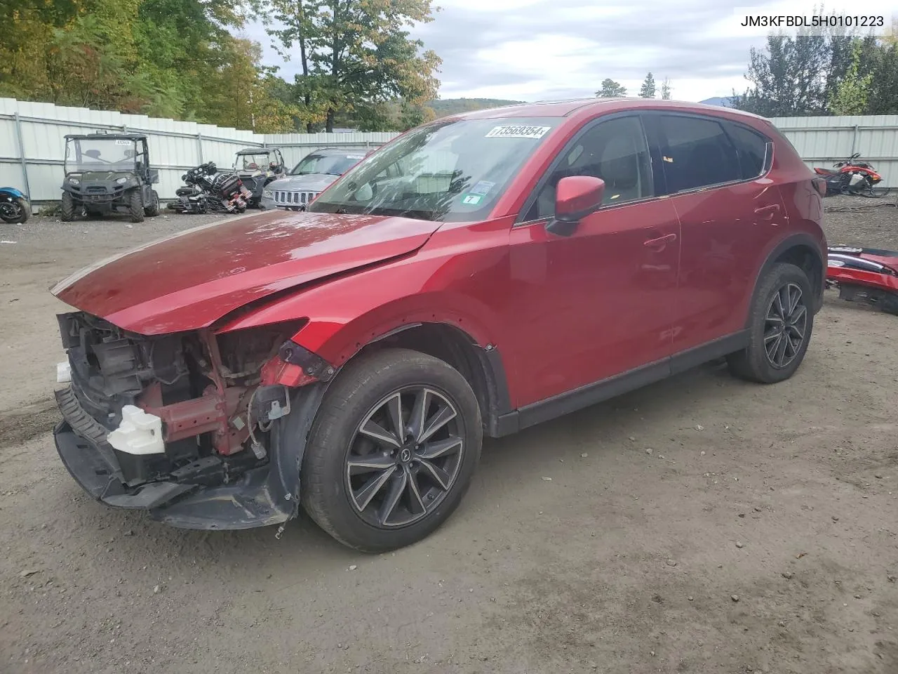 JM3KFBDL5H0101223 2017 Mazda Cx-5 Grand Touring