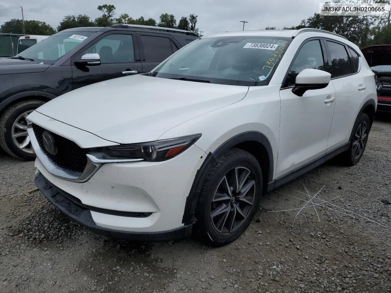 2017 Mazda Cx-5 Grand Touring VIN: JM3KFADL3H0200665 Lot: 73838024