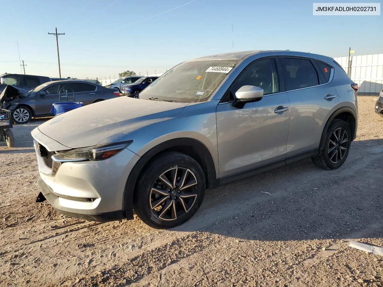 2017 Mazda Cx-5 Grand Touring VIN: JM3KFADL0H0202731 Lot: 74468944