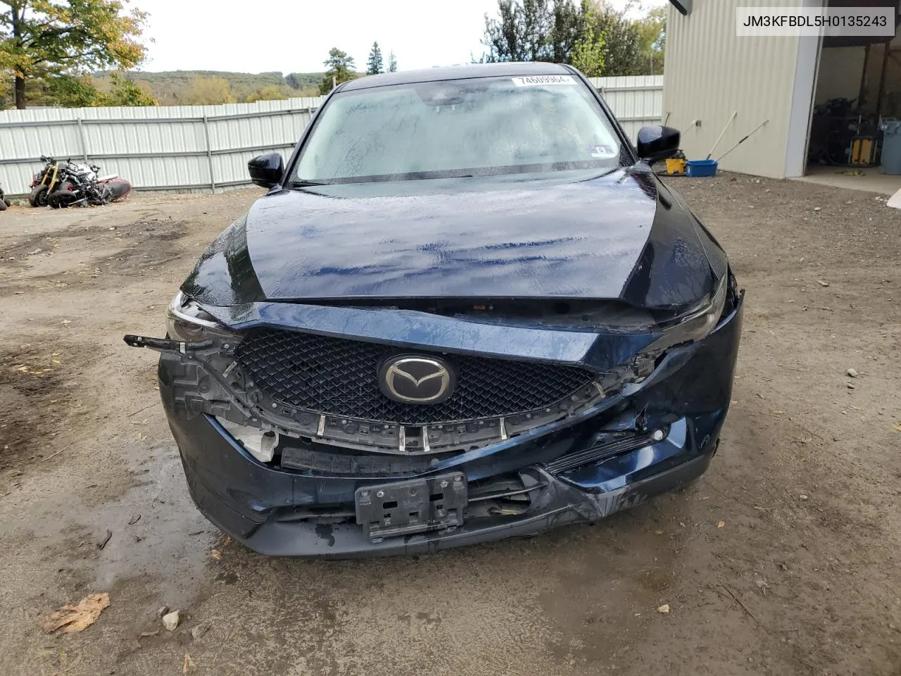 JM3KFBDL5H0135243 2017 Mazda Cx-5 Grand Touring