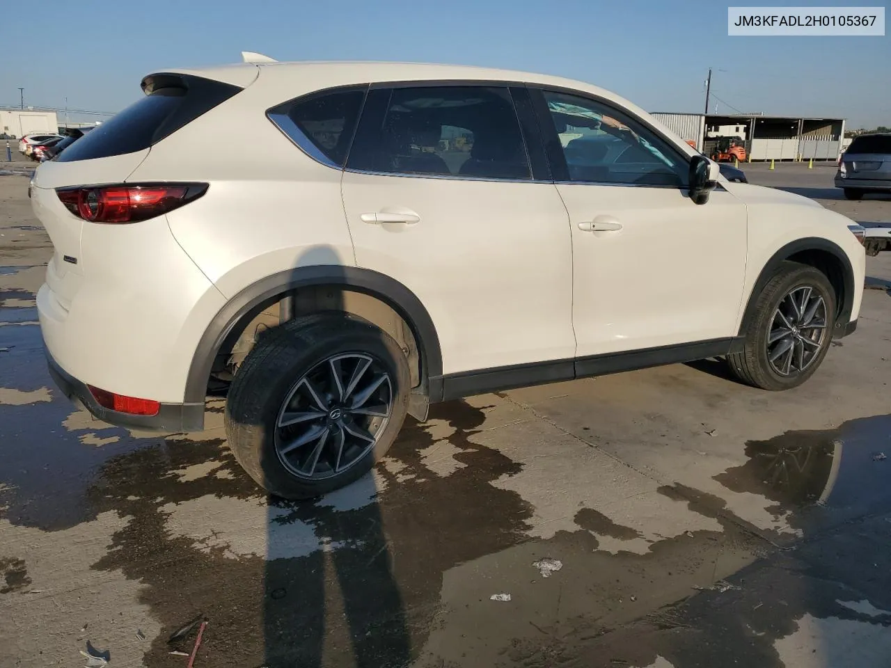 2017 Mazda Cx-5 Grand Touring VIN: JM3KFADL2H0105367 Lot: 74820164