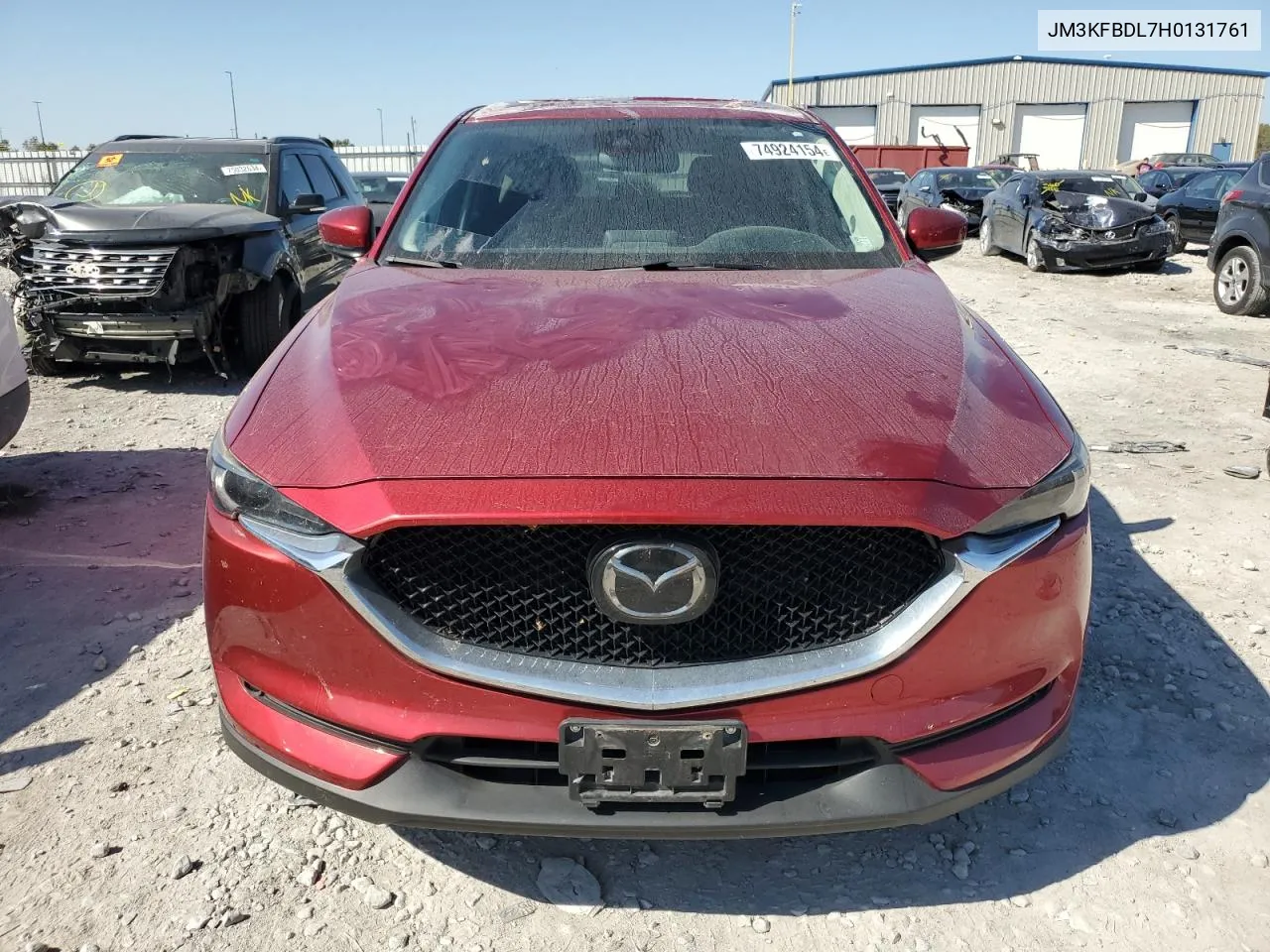 2017 Mazda Cx-5 Grand Touring VIN: JM3KFBDL7H0131761 Lot: 74924154