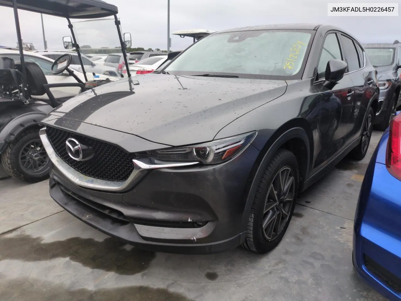 2017 Mazda Cx-5 Grand Touring VIN: JM3KFADL5H0226457 Lot: 75126854