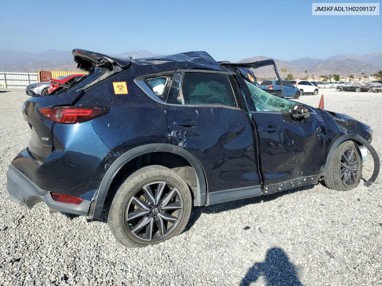 2017 Mazda Cx-5 Grand Touring VIN: JM3KFADL1H0209137 Lot: 75331854