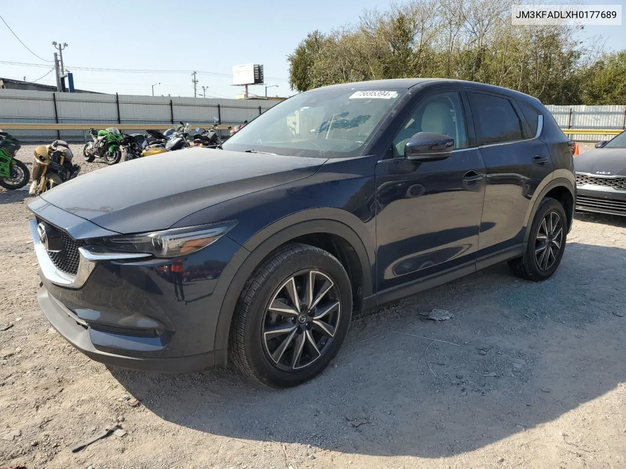 2017 Mazda Cx-5 Grand Touring VIN: JM3KFADLXH0177689 Lot: 75695394