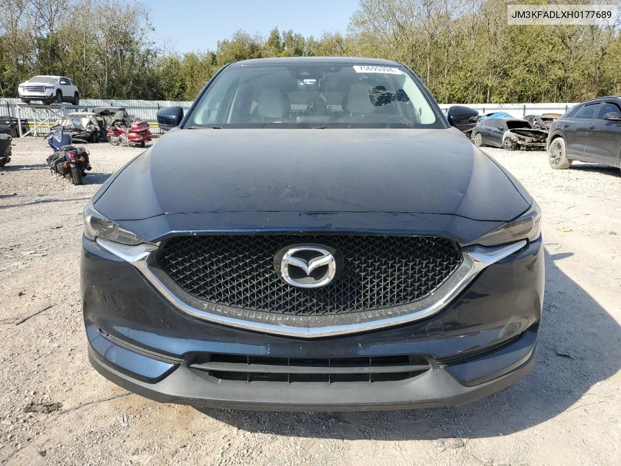 2017 Mazda Cx-5 Grand Touring VIN: JM3KFADLXH0177689 Lot: 75695394