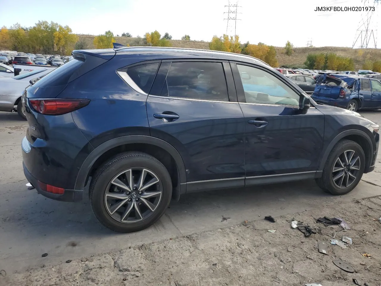 2017 Mazda Cx-5 Grand Touring VIN: JM3KFBDL0H0201973 Lot: 75768624