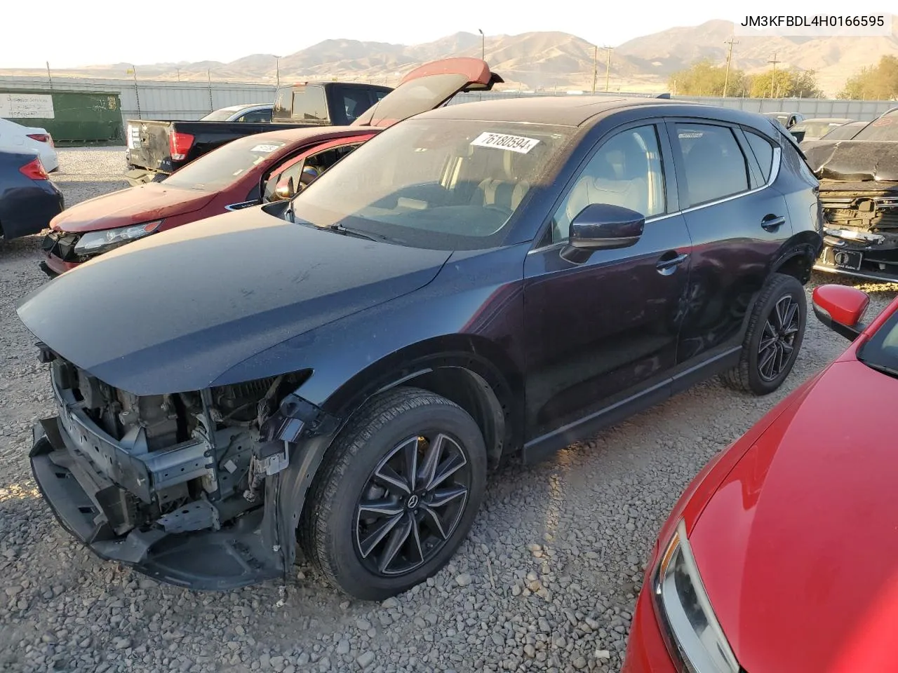 2017 Mazda Cx-5 Grand Touring VIN: JM3KFBDL4H0166595 Lot: 76180594