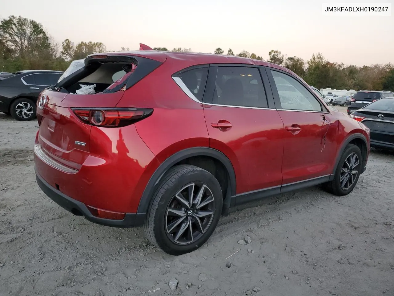 2017 Mazda Cx-5 Grand Touring VIN: JM3KFADLXH0190247 Lot: 76832094