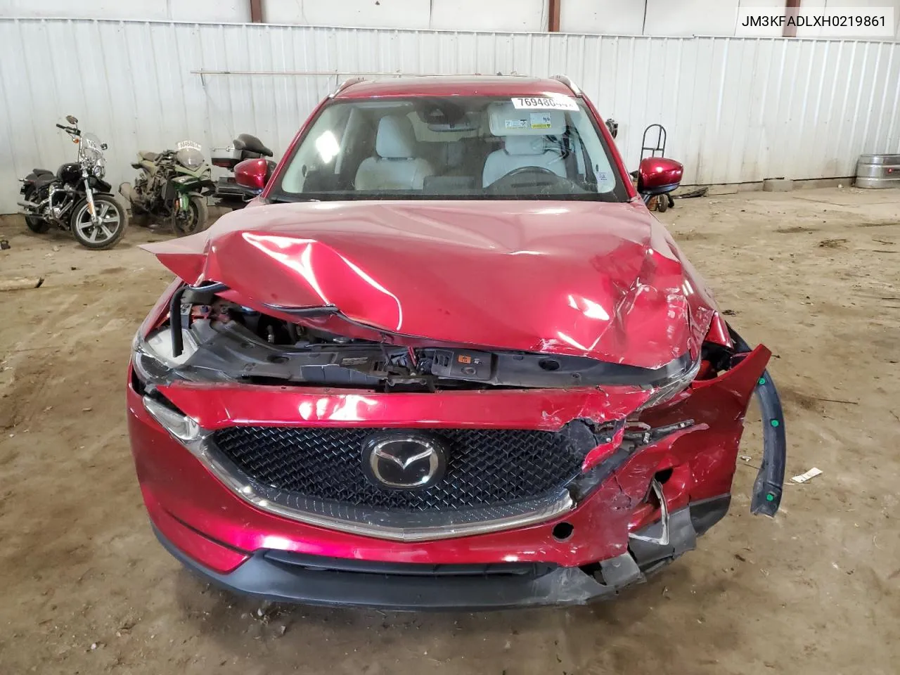 2017 Mazda Cx-5 Grand Touring VIN: JM3KFADLXH0219861 Lot: 76948044