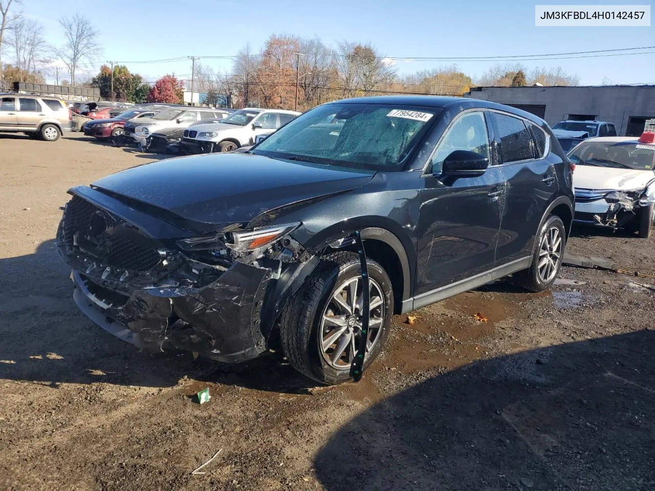 2017 Mazda Cx-5 Grand Touring VIN: JM3KFBDL4H0142457 Lot: 77954284