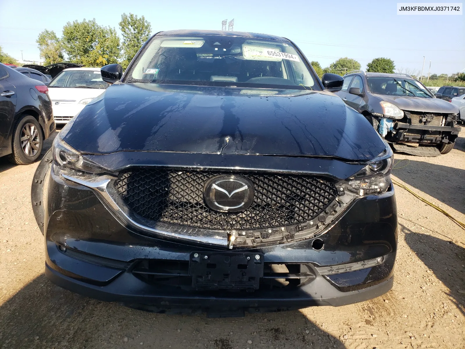 2018 Mazda Cx-5 Grand Touring VIN: JM3KFBDMXJ0371742 Lot: 65531994