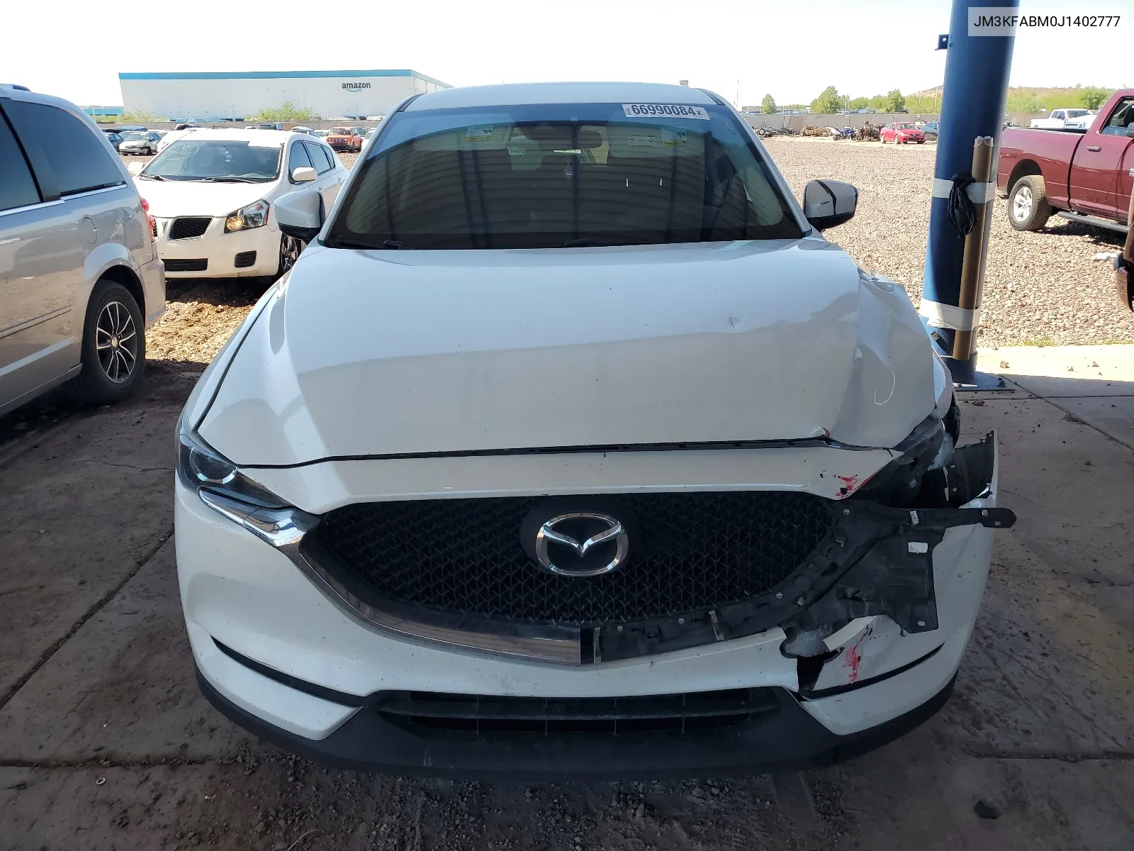 2018 Mazda Cx-5 Sport VIN: JM3KFABM0J1402777 Lot: 66990084