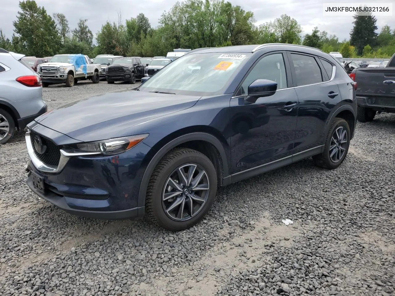 2018 Mazda Cx-5 Touring VIN: JM3KFBCM5J0321266 Lot: 67366934