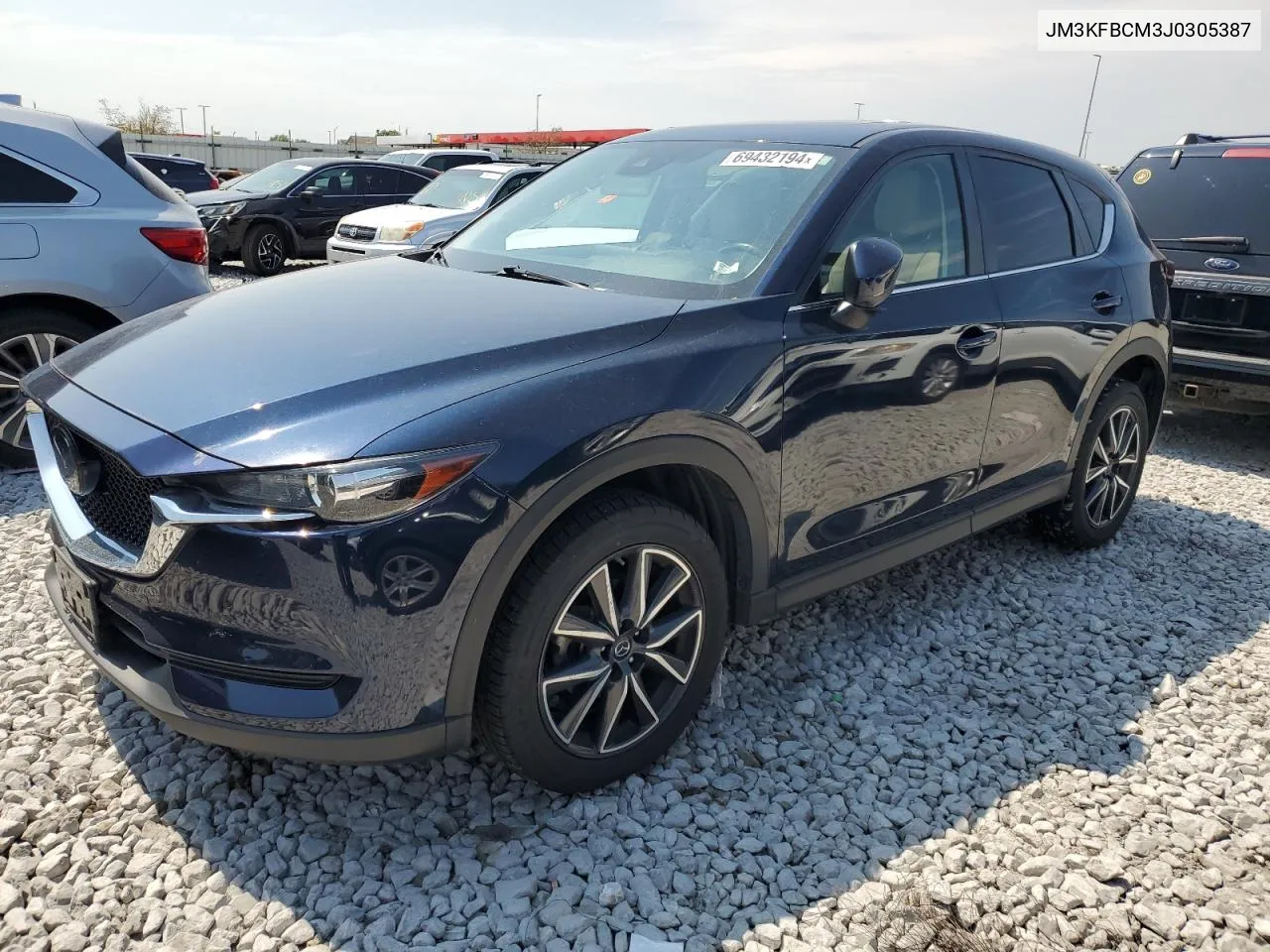 2018 Mazda Cx-5 Touring VIN: JM3KFBCM3J0305387 Lot: 69432194