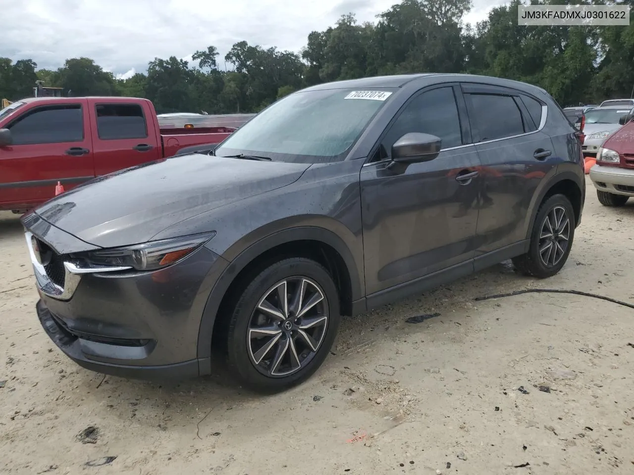 2018 Mazda Cx-5 Grand Touring VIN: JM3KFADMXJ0301622 Lot: 70237074