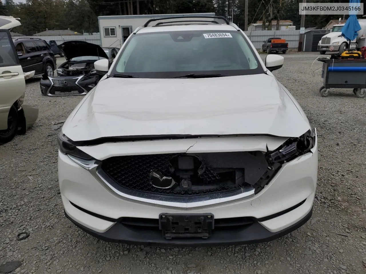 2018 Mazda Cx-5 Grand Touring VIN: JM3KFBDM2J0345166 Lot: 70483694