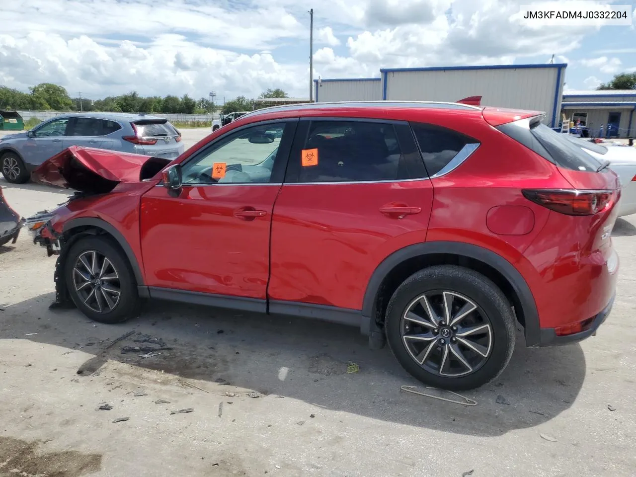 2018 Mazda Cx-5 Grand Touring VIN: JM3KFADM4J0332204 Lot: 70496714