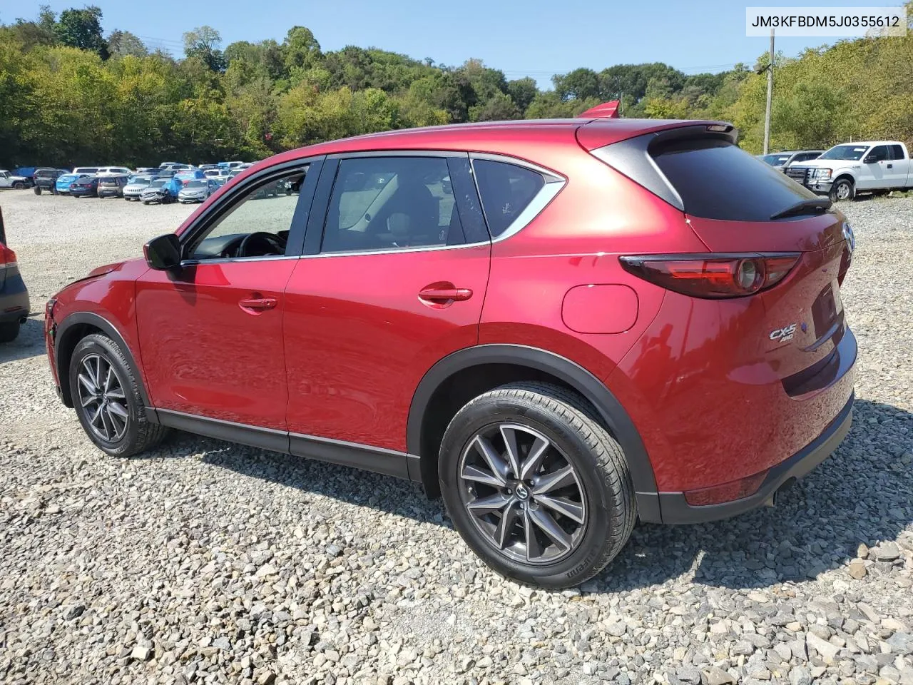 2018 Mazda Cx-5 Grand Touring VIN: JM3KFBDM5J0355612 Lot: 70804944