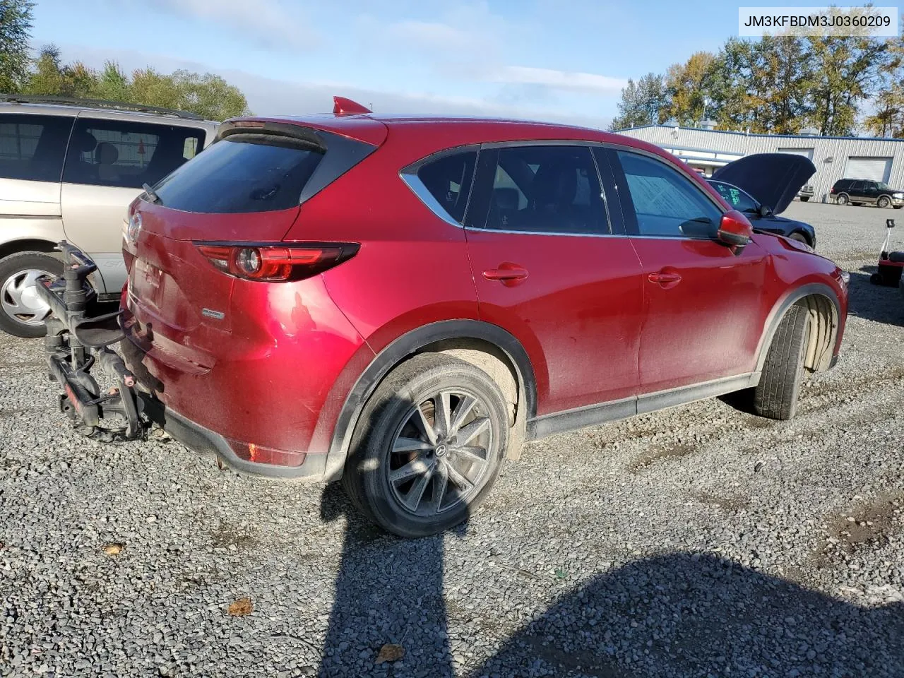 2018 Mazda Cx-5 Grand Touring VIN: JM3KFBDM3J0360209 Lot: 71249484