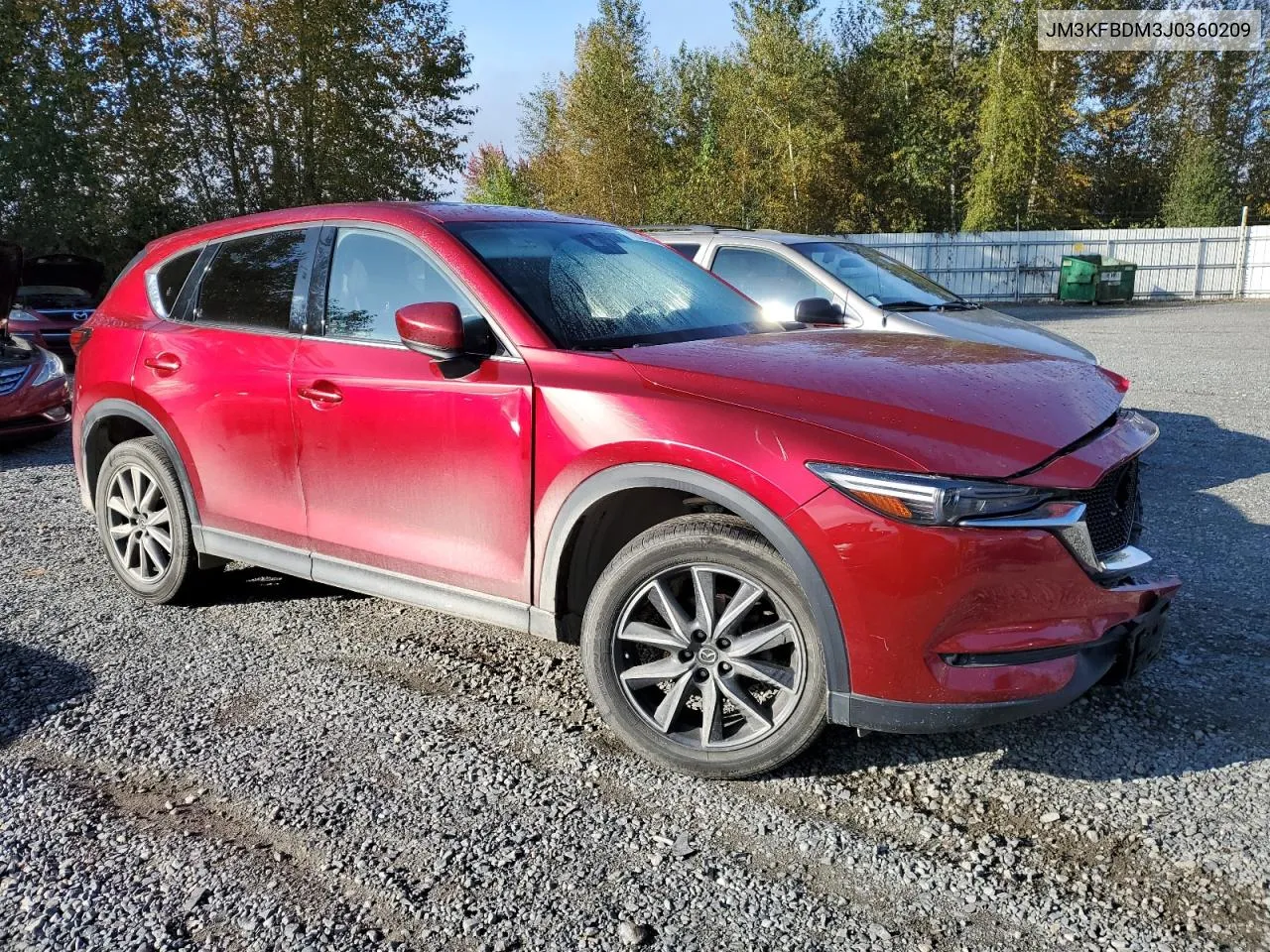 2018 Mazda Cx-5 Grand Touring VIN: JM3KFBDM3J0360209 Lot: 71249484