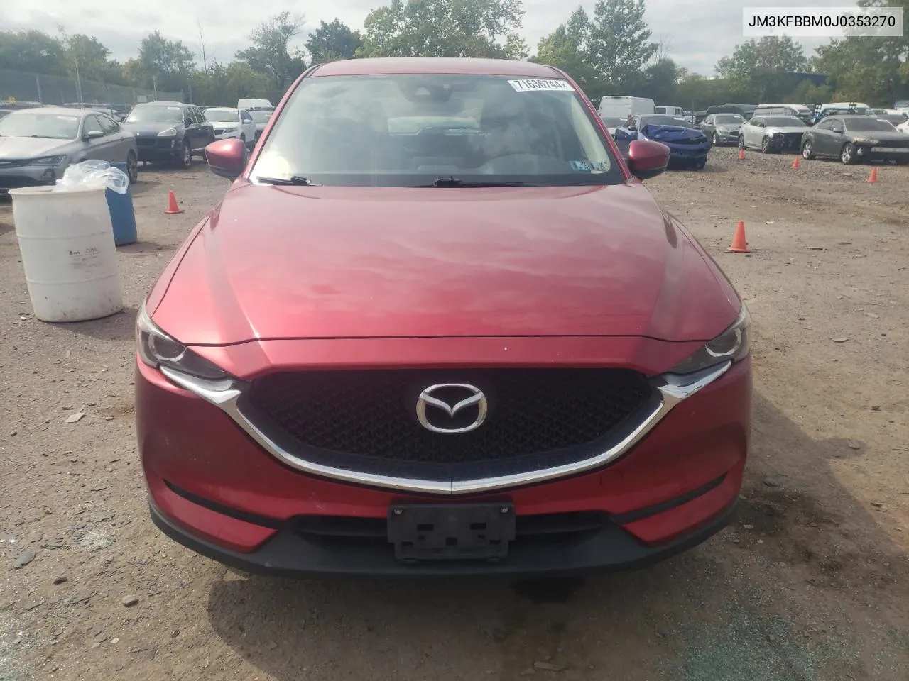 2018 Mazda Cx-5 Sport VIN: JM3KFBBM0J0353270 Lot: 71636744