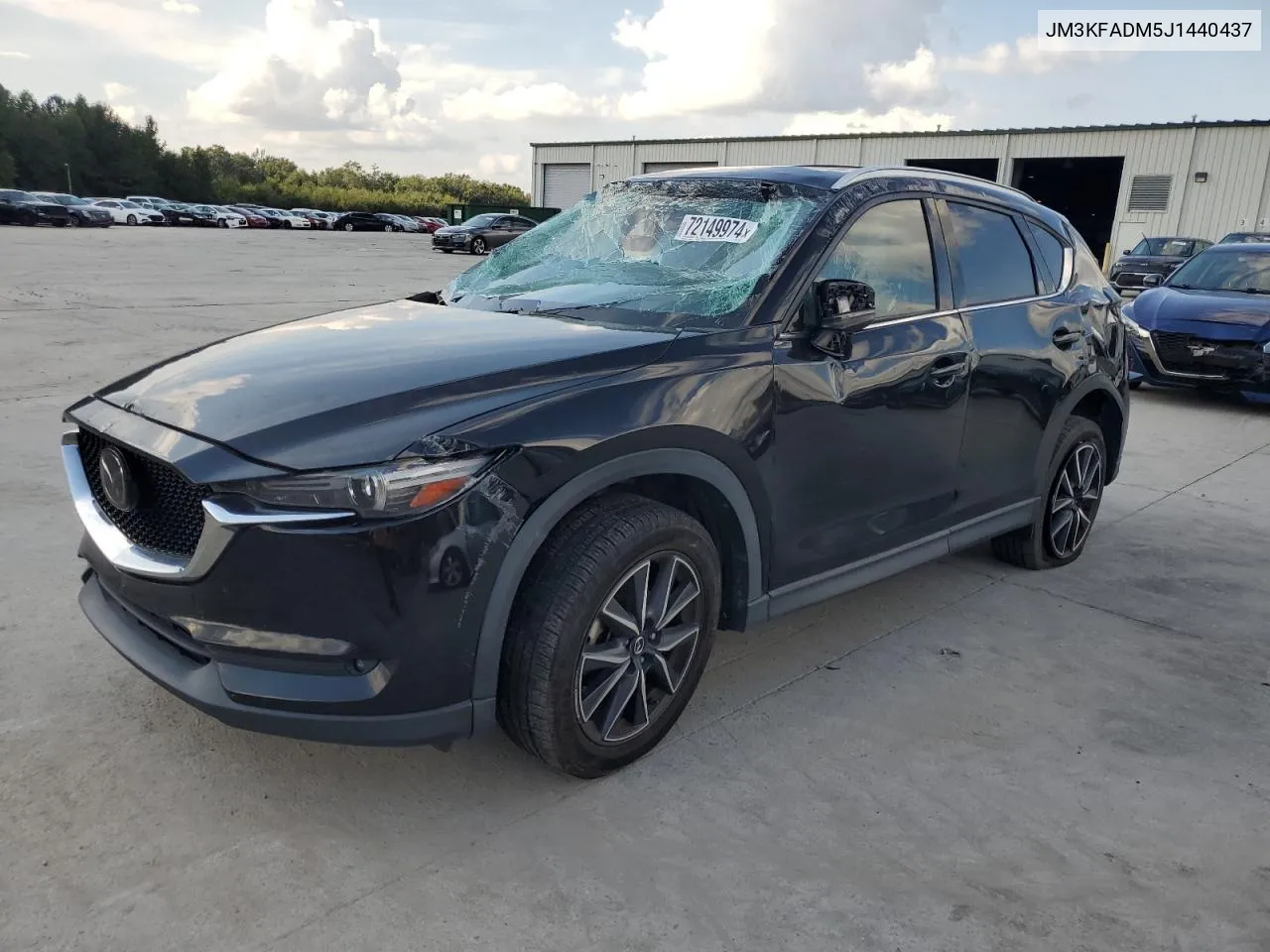 2018 Mazda Cx-5 Grand Touring VIN: JM3KFADM5J1440437 Lot: 72149974