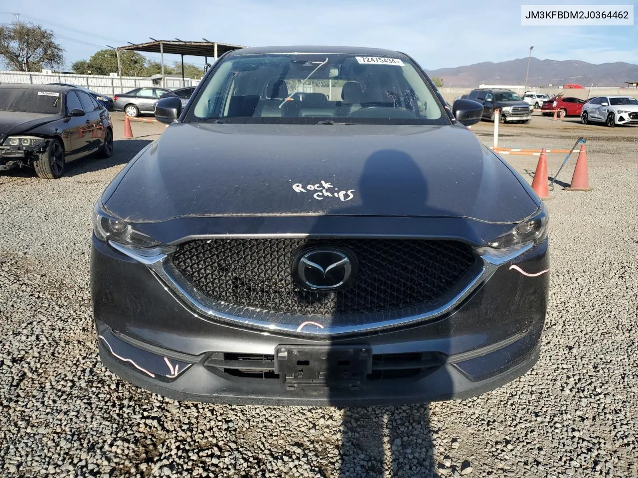 2018 Mazda Cx-5 Grand Touring VIN: JM3KFBDM2J0364462 Lot: 72475434