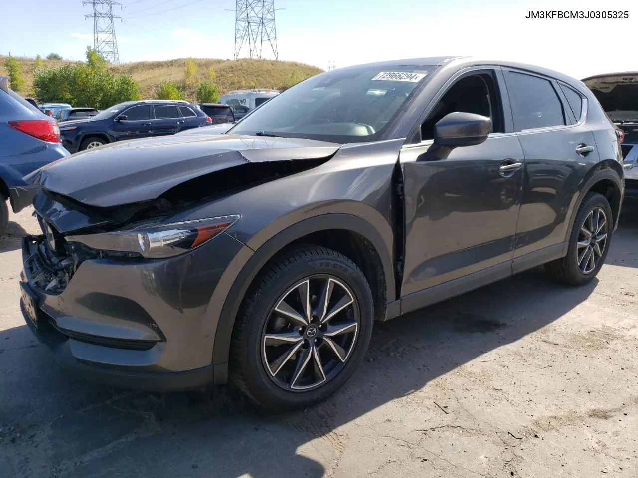 2018 Mazda Cx-5 Touring VIN: JM3KFBCM3J0305325 Lot: 72966294