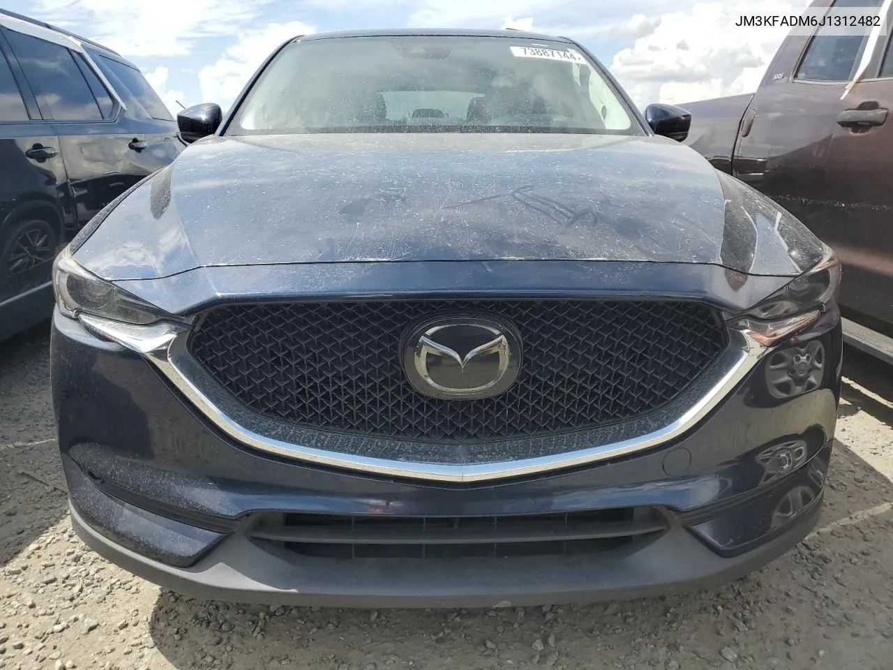 2018 Mazda Cx-5 Grand Touring VIN: JM3KFADM6J1312482 Lot: 73887144