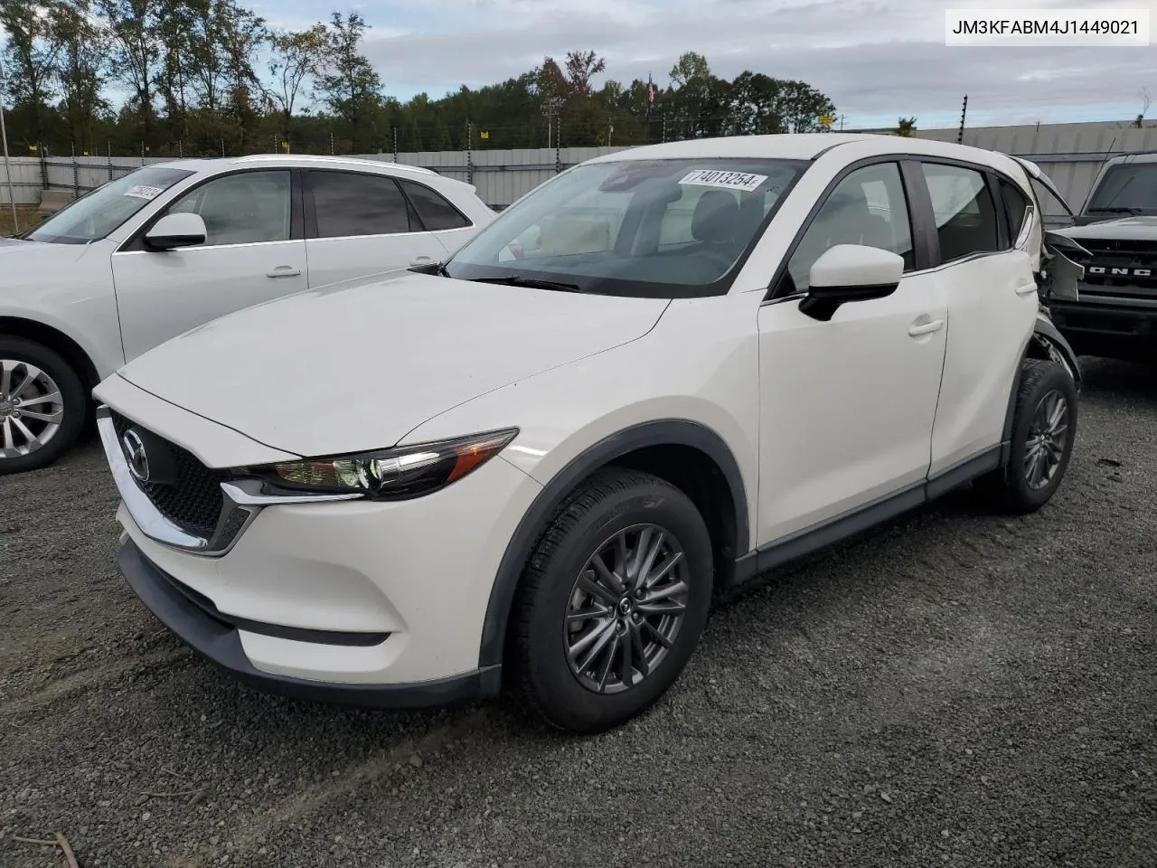 2018 Mazda Cx-5 Sport VIN: JM3KFABM4J1449021 Lot: 74013254