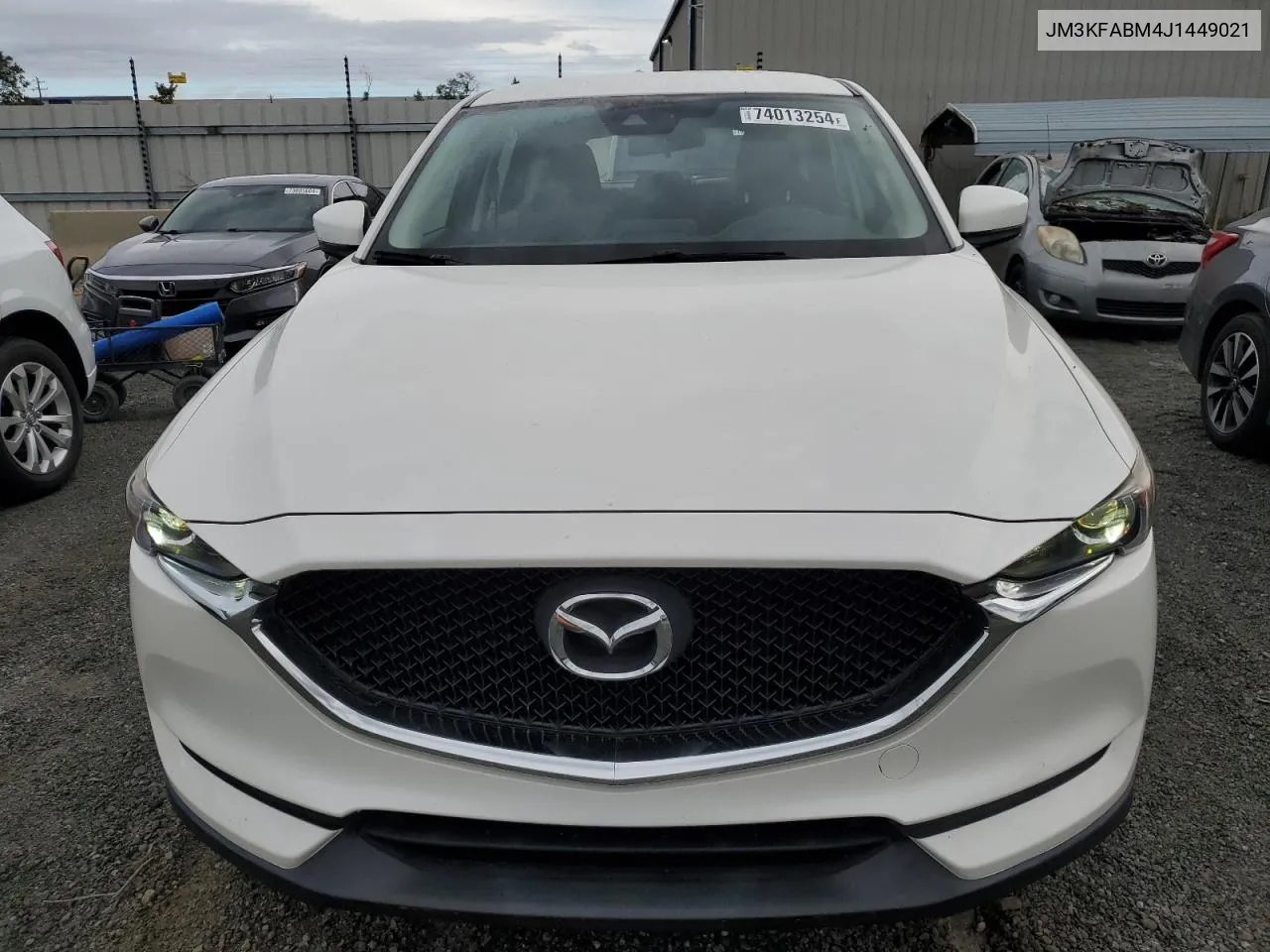 2018 Mazda Cx-5 Sport VIN: JM3KFABM4J1449021 Lot: 74013254