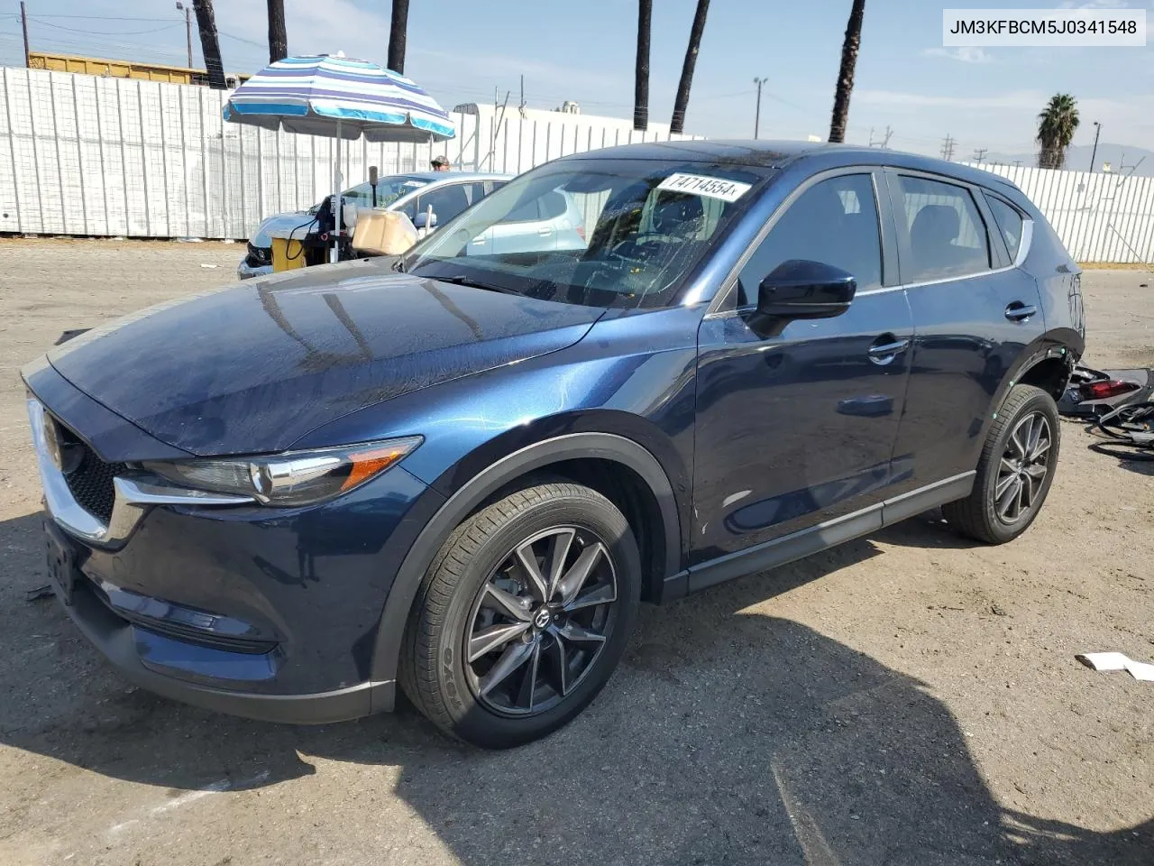 2018 Mazda Cx-5 Touring VIN: JM3KFBCM5J0341548 Lot: 74714554