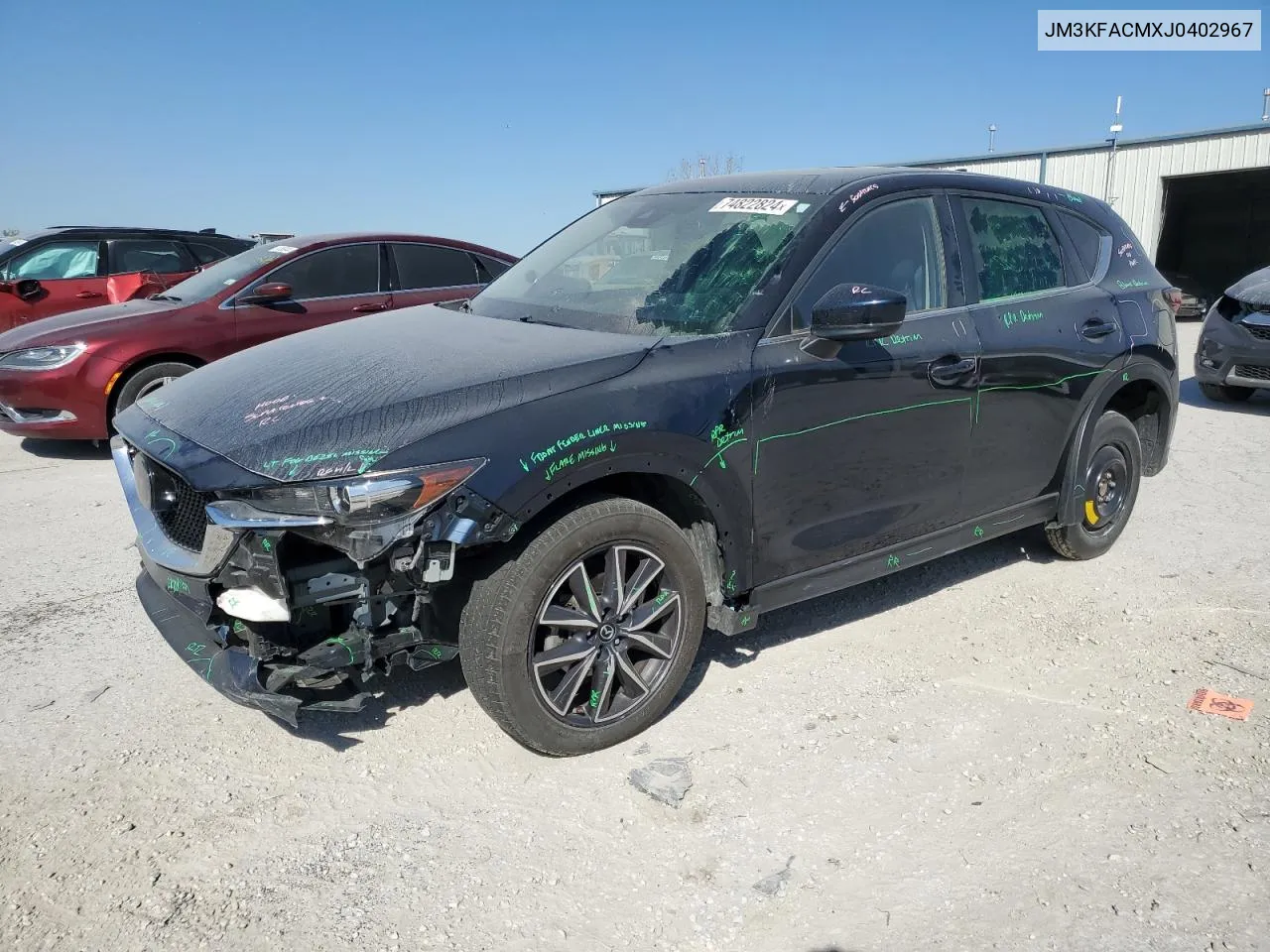 2018 Mazda Cx-5 Touring VIN: JM3KFACMXJ0402967 Lot: 74822824