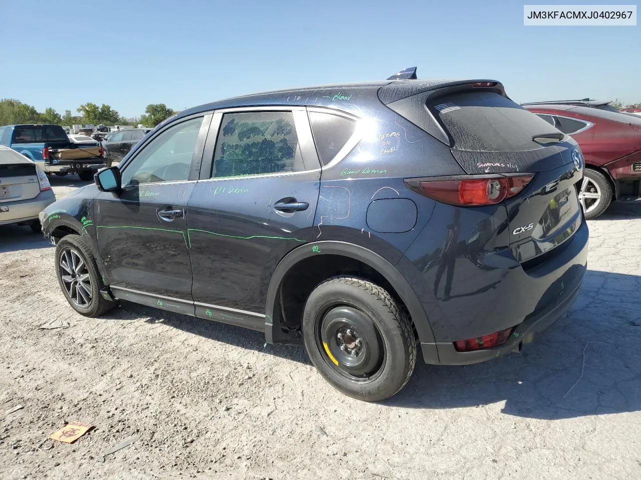 2018 Mazda Cx-5 Touring VIN: JM3KFACMXJ0402967 Lot: 74822824