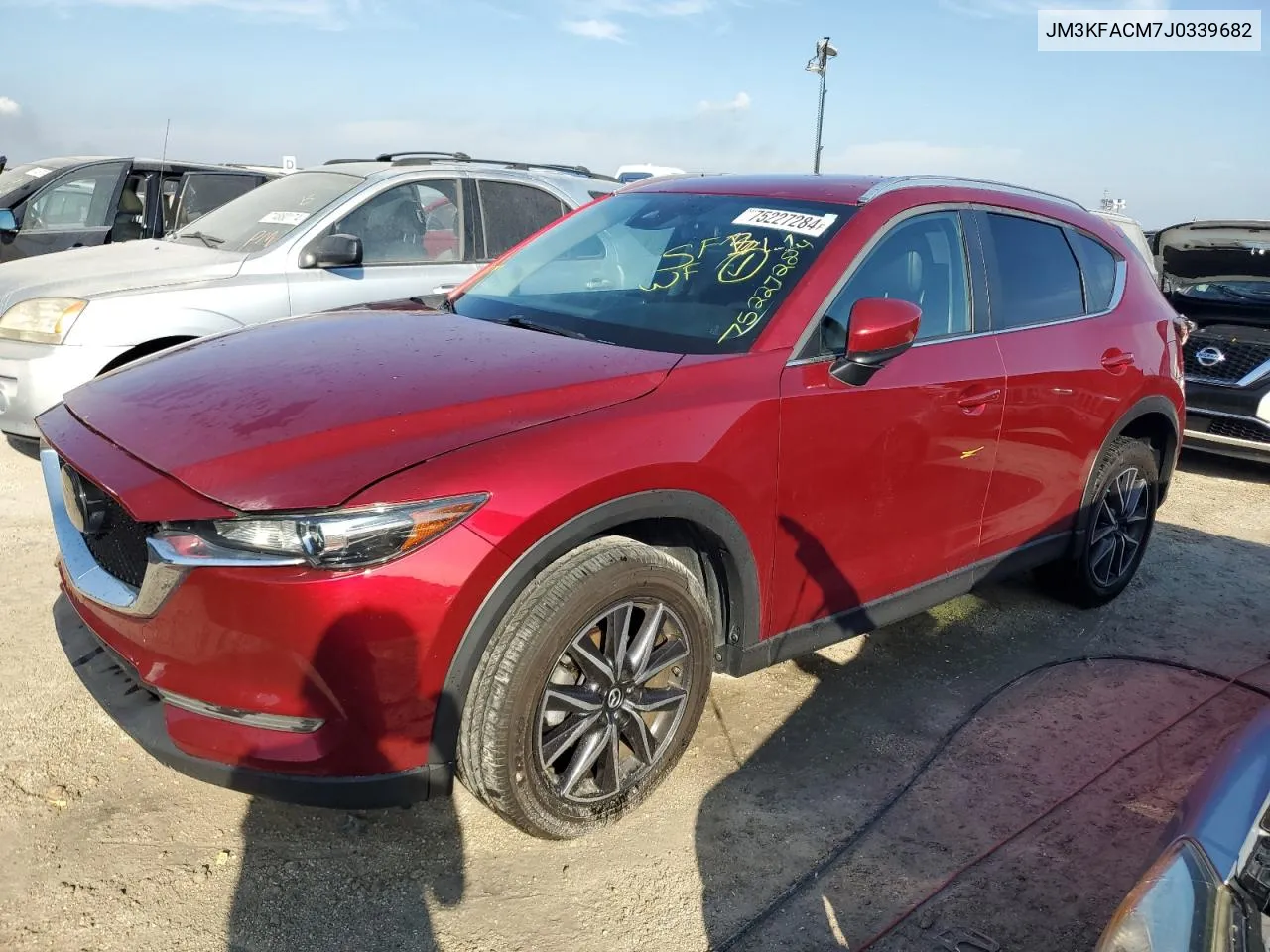 2018 Mazda Cx-5 Touring VIN: JM3KFACM7J0339682 Lot: 75227284