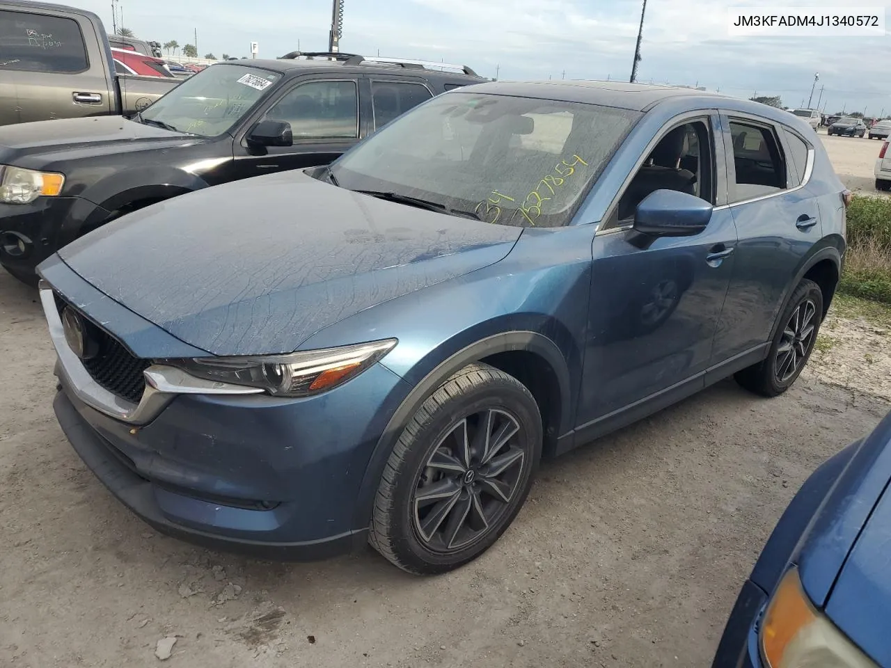 2018 Mazda Cx-5 Grand Touring VIN: JM3KFADM4J1340572 Lot: 75278754