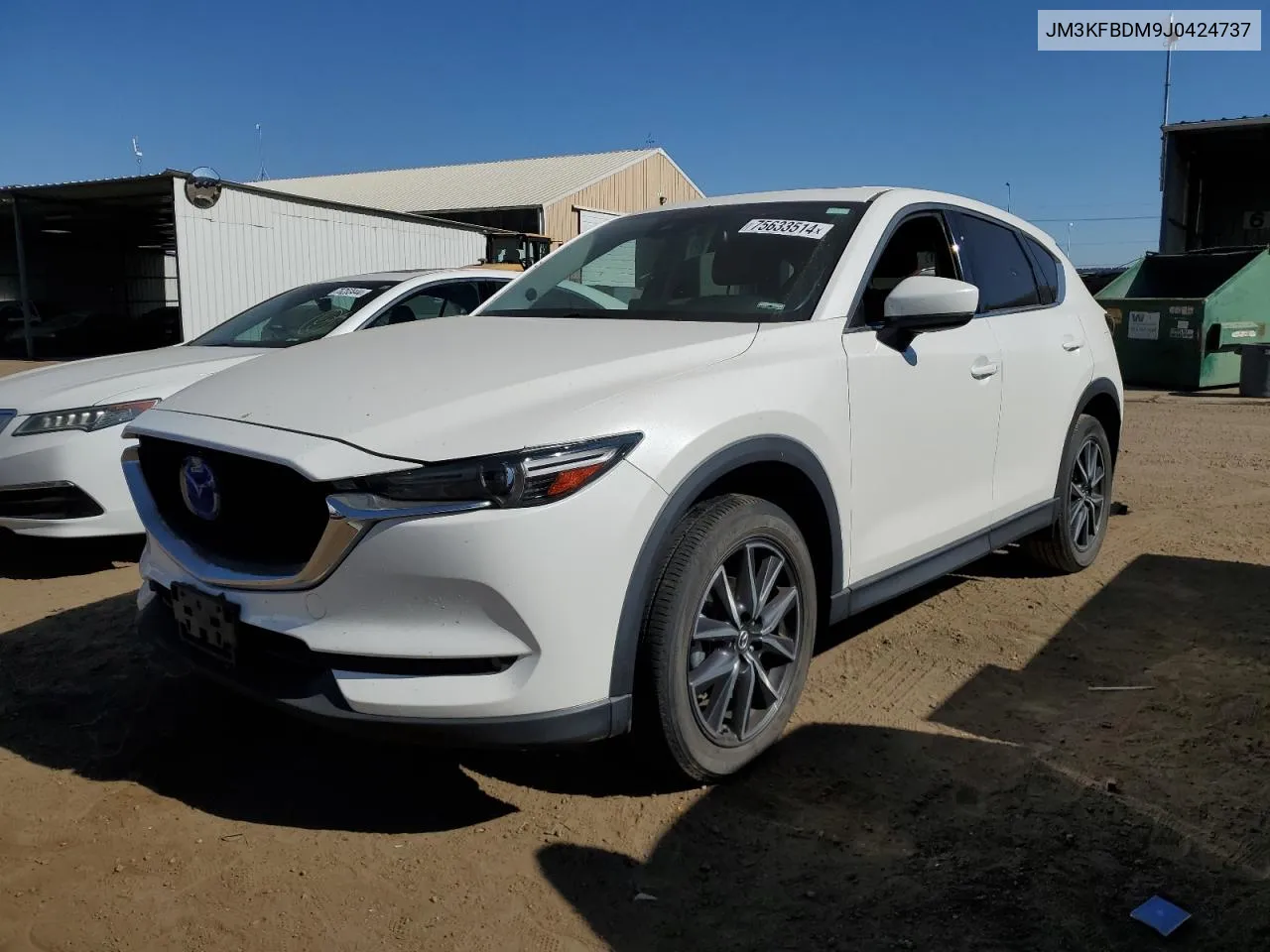 2018 Mazda Cx-5 Grand Touring VIN: JM3KFBDM9J0424737 Lot: 75633514