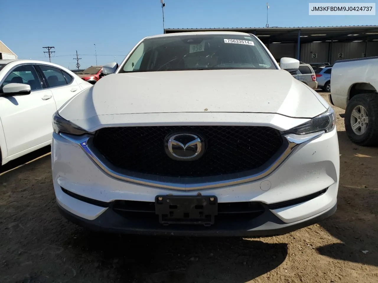 2018 Mazda Cx-5 Grand Touring VIN: JM3KFBDM9J0424737 Lot: 75633514